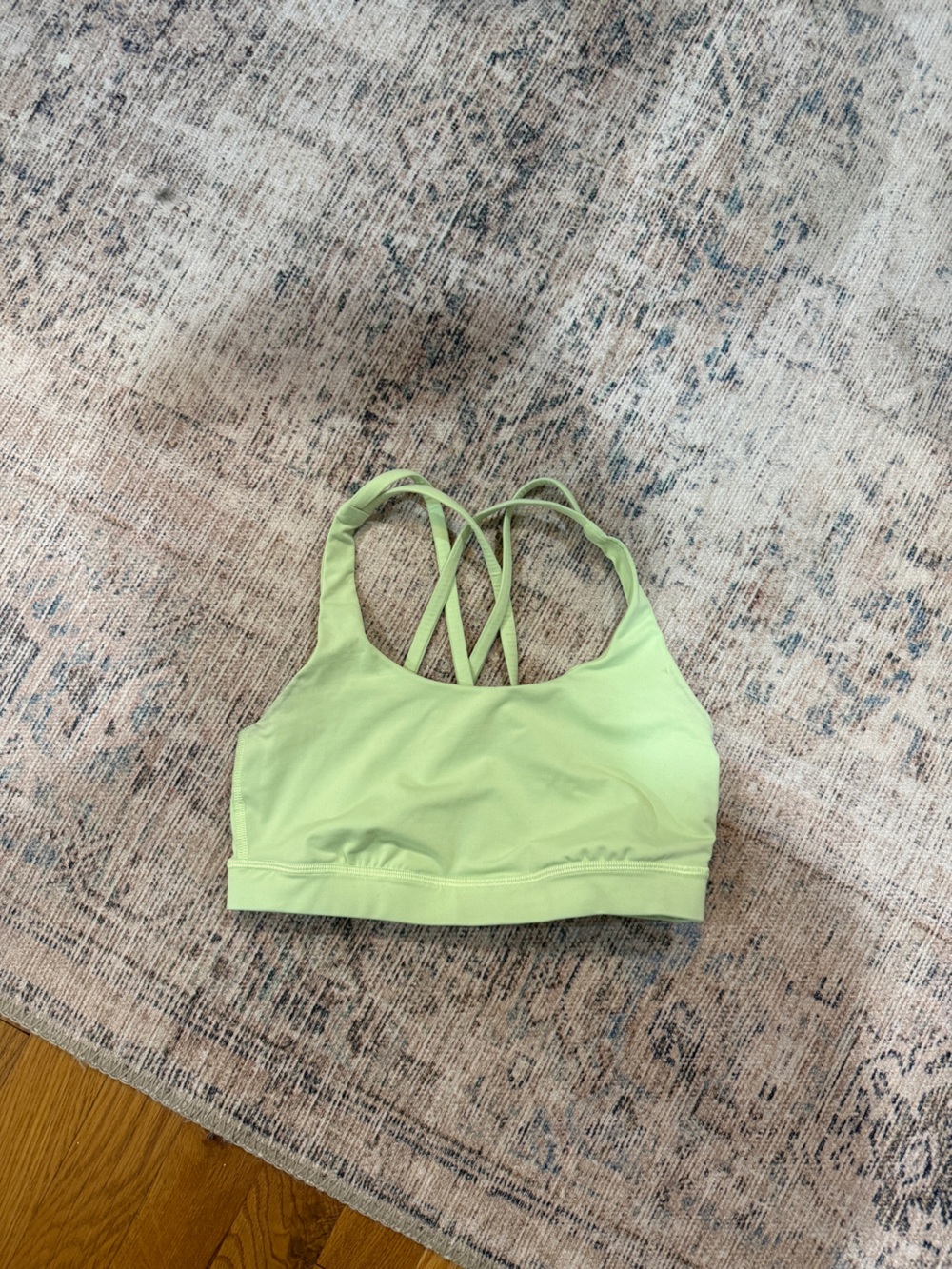 Lululemon lime green sports bra